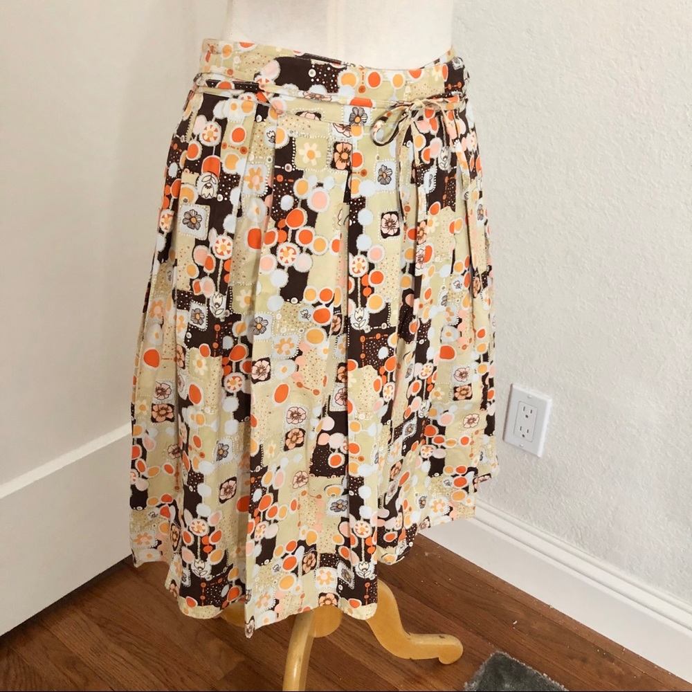 EUC Max Studio 70s Style Apron Skirt Size XS